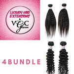 Load image into Gallery viewer, 4 Bundle (Luxury Hair Extensions by VGC GLAM)